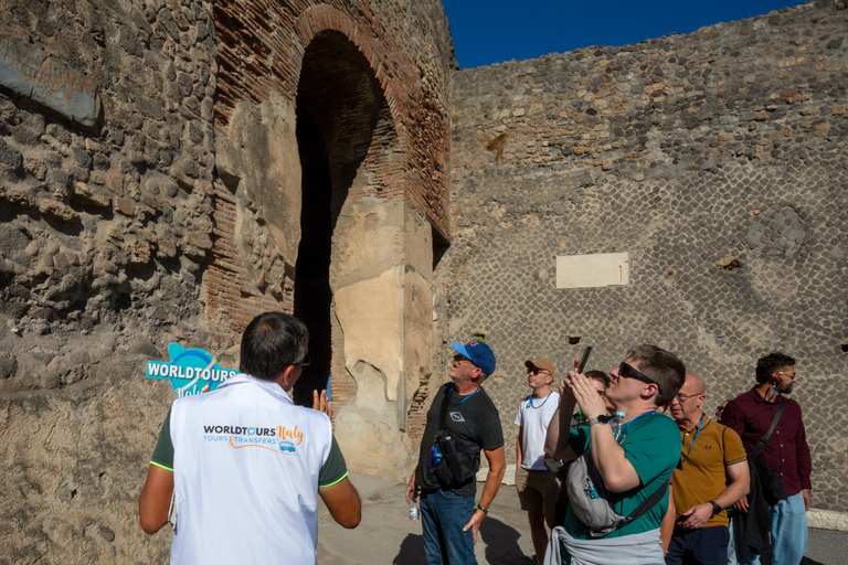 From Naples: Exclusive Pompeii Tour with Guide and Tickets Boutique Group Expereince in Pompeii