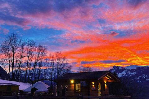 Triesenberg: Walking Tour with Llamas and Cheese Raclette