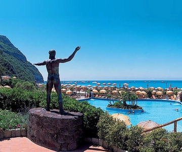From Naples: Ischia Poseidon Gardens Ticket with Transfers