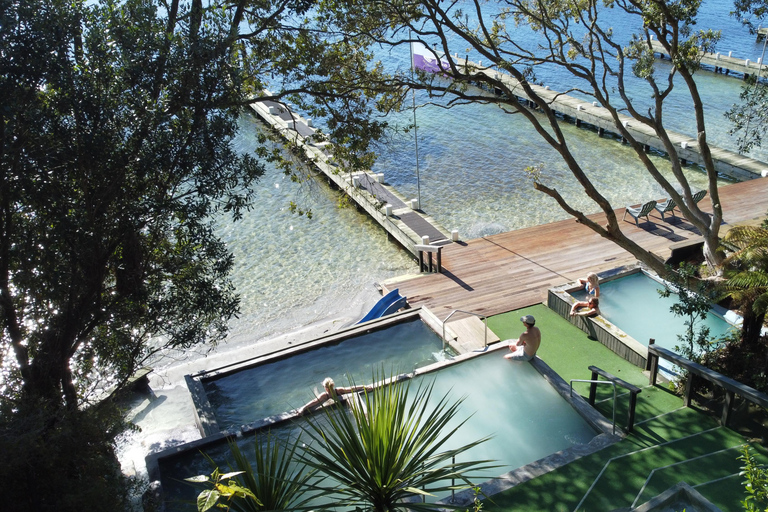 Rotorua Ziplines: Rafting + Hot Pool Combo - FREE Sauna