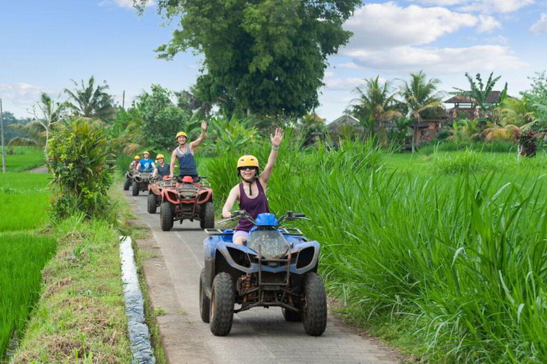 Bali: Avventura in quad ATV Trasferimenti privati e brividoBici in tandem senza trasferimenti