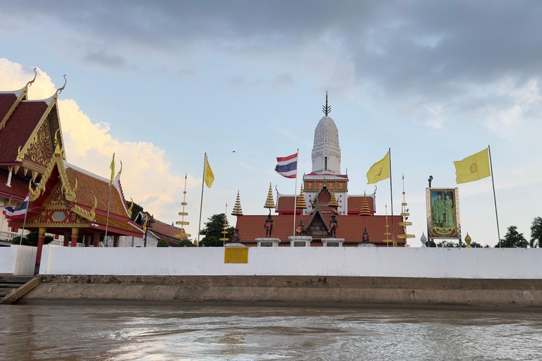 Da Ayutthaya : Giro in barca di un&#039;ora nel patrimonio di AyutthayaDa Bangkok : Tour pomeridiano della città fluviale di Bangkok