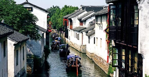 Suzhou und Zhouzhuang Private geführte Tagestour ab Shanghai