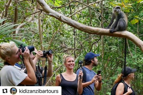 ZANZIBAR: Salaam-grot, Prison Island &amp; Jozani Forest TourZANZIBAR: Salaam-grot, Prison Island en Jozani Forest Tour