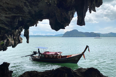 Khao Lak: Private Phang Nga Bay by Luxury Longtail Tour James Bond with Canoe