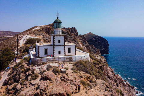 Da Fira: Tour in minibus dei punti salienti di Santorini con tramonto a Oia