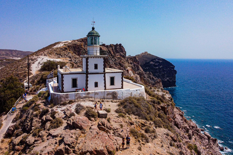 Desde Fira: Excursión en minibús por lo más destacado de Santorini con puesta de sol en Oia