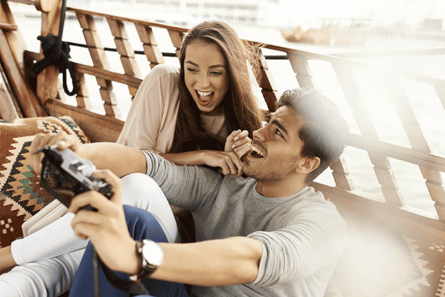 Private Abra-Fahrt auf dem Dubai Canal für 30 oder 60 Minuten. Foto: GetYourGuide Private Abra-Fahrt auf dem Dubai Canal für 30 oder 60 Minuten. Foto: GetYourGuide