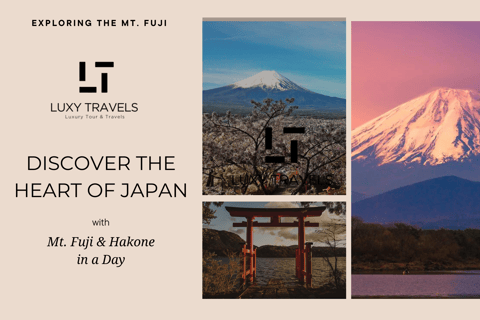 Mt Fuji Sightseeing Prywatna wycieczka z przewodnikiem mówiącym po angielskuToyota vellfire Van dla maksymalnie 6 osób