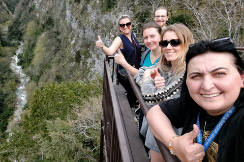 From Kutaisi: Martvili & Okatse Canyons & Cave Guided Tour Martvili, Okatse Canyons & Cave Small Group Tour