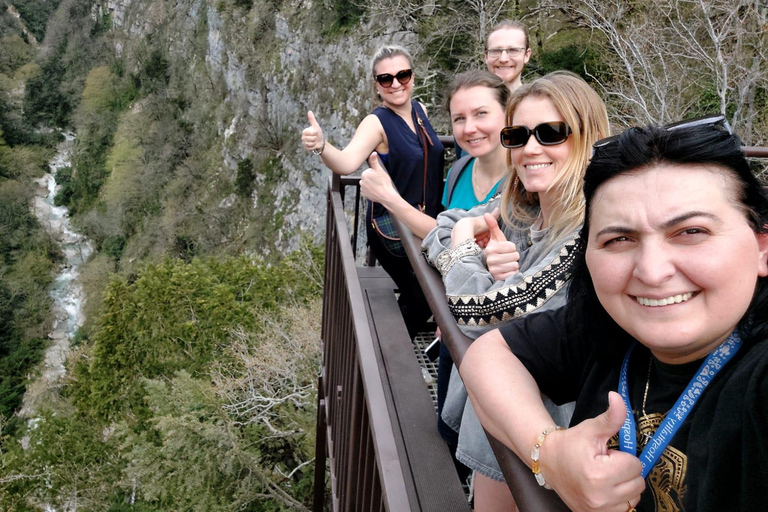 From Kutaisi: Martvili & Okatse Canyons & Cave Guided Tour Martvili, Okatse Canyons & Cave Small Group Tour