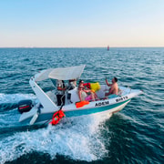 Djerba : Speedboat privé, baignade en mer turquoise et découverte