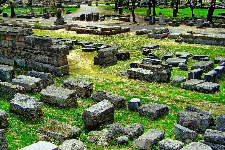 Discover Ancient Olympia and Seaside Charm in Kalo Nero Private Luxury Zero-Emission Electric SUV Transfer (Up to 4)