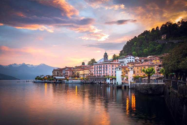 From Milan: Full-Day Trip to Como and Bellagio Public Boat cruise