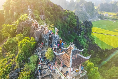 Ninh Binh: Tam Coc - Hoa Lu & Mua Höhle Ganztägige EntdeckungHanoi: Tam Coc - Hoa Lu & Mua Höhle Ganztägige Entdeckung