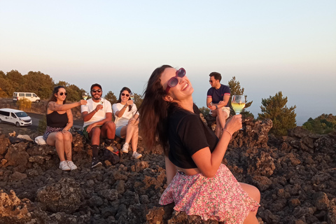 Etna ao pôr do sol