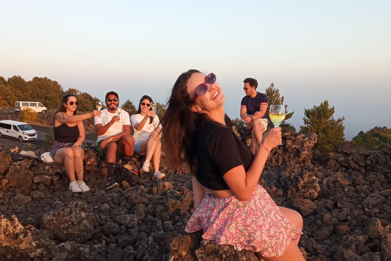 Etna at sunset