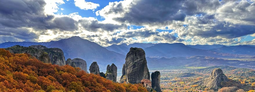 Météores : visite le matin des monastères