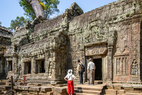 Tour privado guiado - Descubrimiento del Parque Arqueológico de AngkorVisita guiada privada a los Templos de Angkor con almuerzo incluido