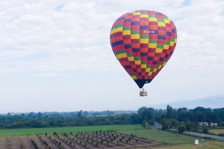 From Baku: Hot Air Balloon, Zipline, and Off-Road Adventure
