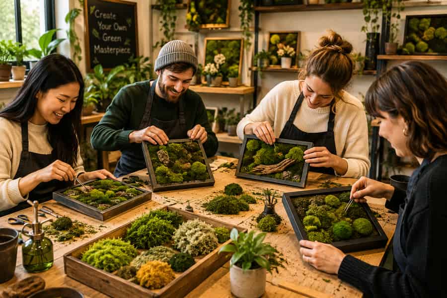 Chicago: Moos-Wandkunst-Workshop. Foto: GetYourGuide