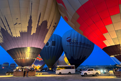 Göreme : vol en montgolfière avec transfert et champagne