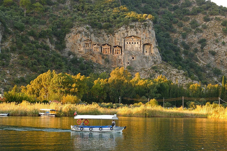 From Fethiye: Dalyan River Cruise, Mud Baths, and Beach Trip