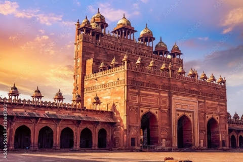Prywatna wycieczka po Agra i transfer do Fatehpur Sikri do Jaipur
