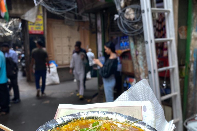 Comida de rua, templos e mercado de especiarias da Velha Délhi