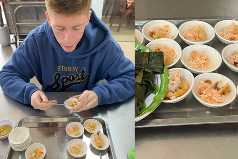 Hue City: Walking Food Tour at real local spots Private Group