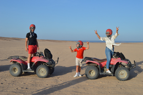 Hurghada: ATV Bike, Camel, Horse Ride with BBQ & Stargazing Shared Tour