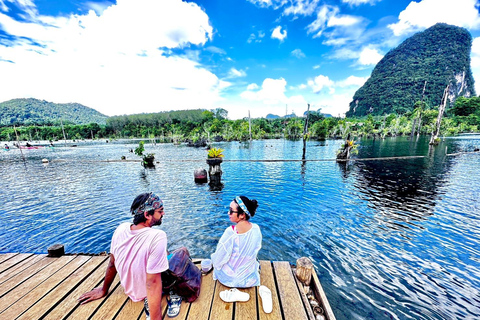 Krabi: Passeio de caiaque em Klong Root (Lago de Cristal)Sessão da tarde - 13h30min.