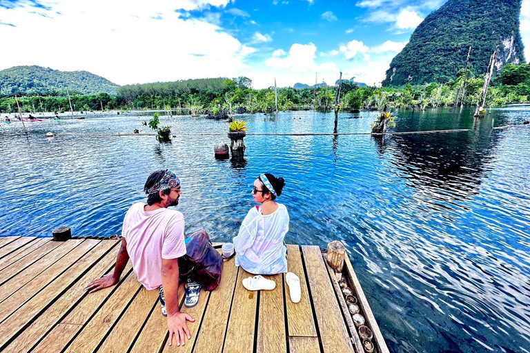 Krabi: Passeio de caiaque em Klong Root (Lago de Cristal)Sessão da tarde - 13h30min.