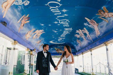Las Vegas : séance photo dans une chapelle de mariage90 minutes + 45 photos à 2 endroits