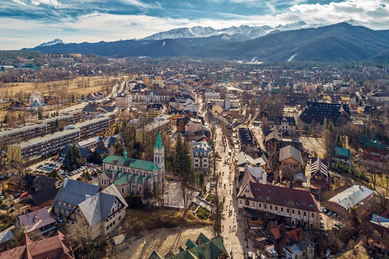 Von Krakau aus: Zakopane Tagesausflug mit Seilbahn und VerkostungenVon Kraków: Zakopane - Tatra's mit Hotelabholung