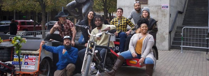 Austin : capitale mondiale de la musique live, visite en vélo-taxi