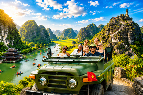 Hanoi: Ninh Binh Jeep Tour to Bich Dong, Trang An, Mua Cave