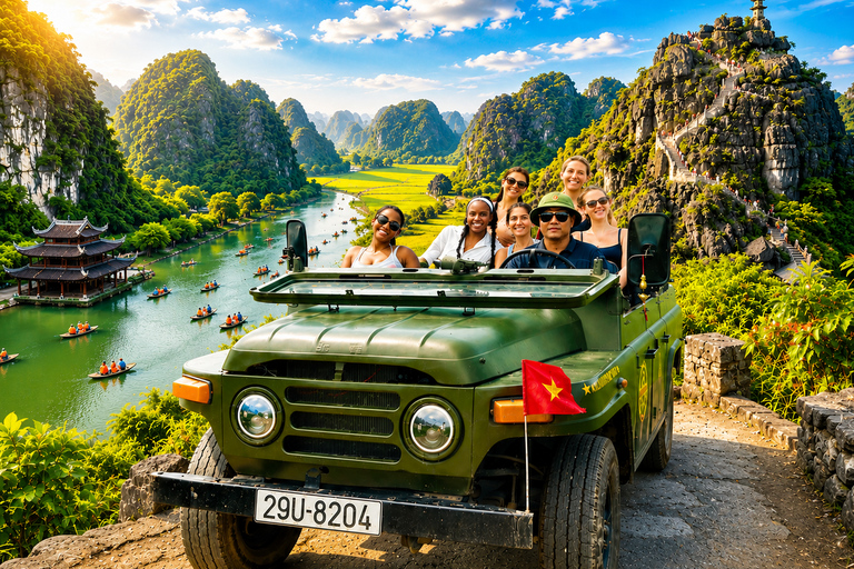 Hanoi: Ninh Binh Jeep Tour to Bich Dong, Trang An, Mua Cave