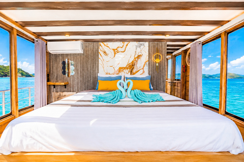Labuan Bajo: 3-Day Komodo Sailing Ocean View Cabin All Fees Standard Boat | Sharing Room Ocean View | Tiket not Included