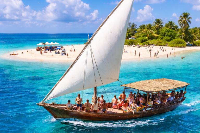 Zanzibar: Safari Blue Snorkeling, Sandbank & Seafood Lunch Shared Tour with Hotel Pickup & Drop-off
