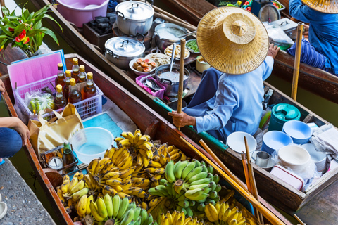 From Bangkok: Floating Market, Railway Market & Ancient City
