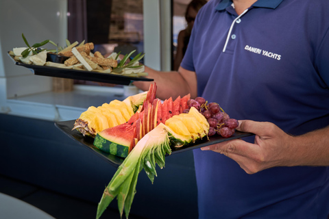 Elafonisi Sunset Catamaran: Snorkel, Paddle & Healthy Meal Elafonisi Cruise with transfer Falasarna - Souda