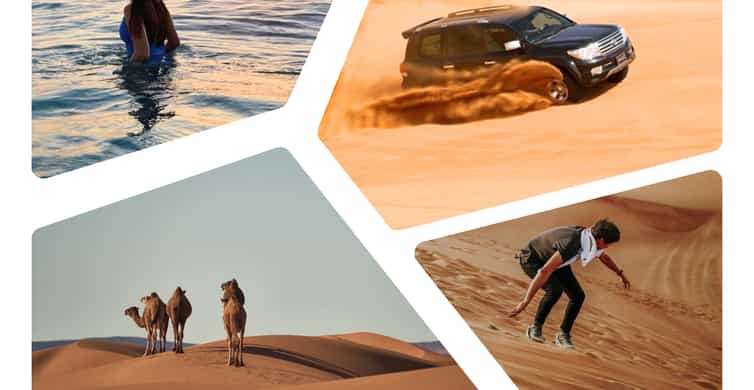 Doha Desert Safari: Sandboarding, Camel Ride & Swimming Fun photo 1