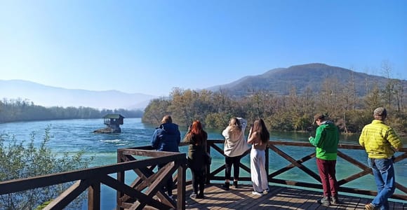 Westlich von Belgrad: Woodentown, Šargan 8 Zug & Drina Fluss