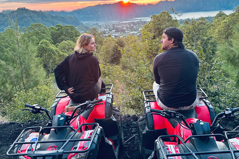 Bali: Mount Batur Sunrise ATV Quad Bike with Breakfast Tandem Ride ATV Sunrise with Round Transfer