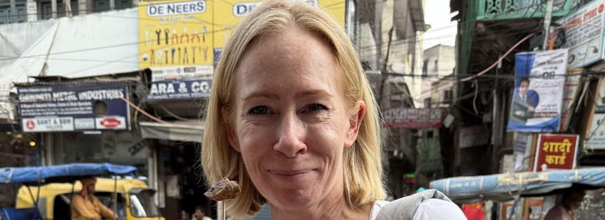 Temples, bazars et dégustation dans le vieux Delhi avec une guide