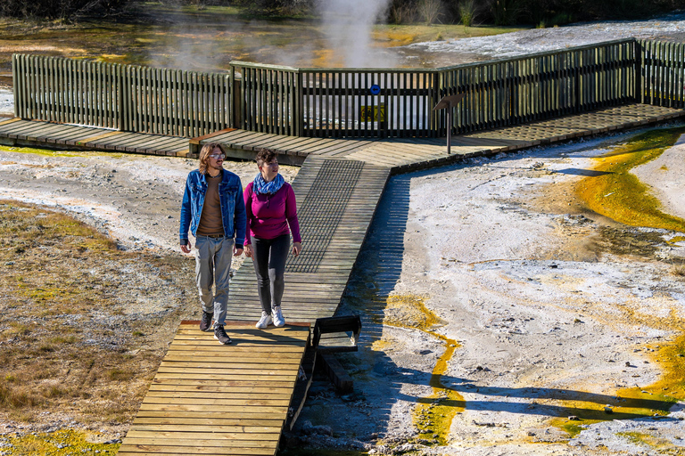 Vanuit Auckland: Waitomo Grot en Orakei Korako Groepstour