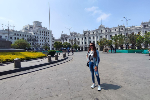 Lima: Stadtführung mit Pisco Sour Verkostung vom Flughafen aus