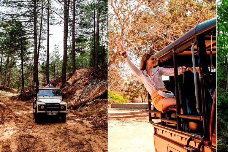 Alanya: Jeep Safari with Waterfall and Boat Trip with Lunch