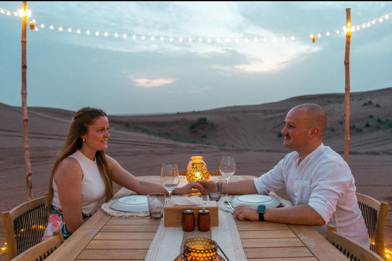 From Dubai: Zerzura Buggy Experience + Dinner in the dunes 4 Seater Desert Fox Buggy | Private dinner for 4 guests